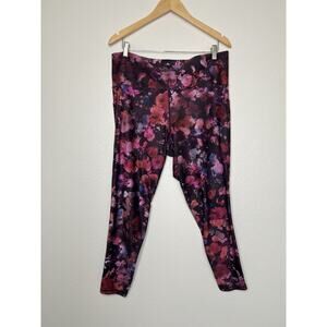 Athleta Salutation Stash Pocket II Printed Tight in Dapple Bloom Floral Size 2X